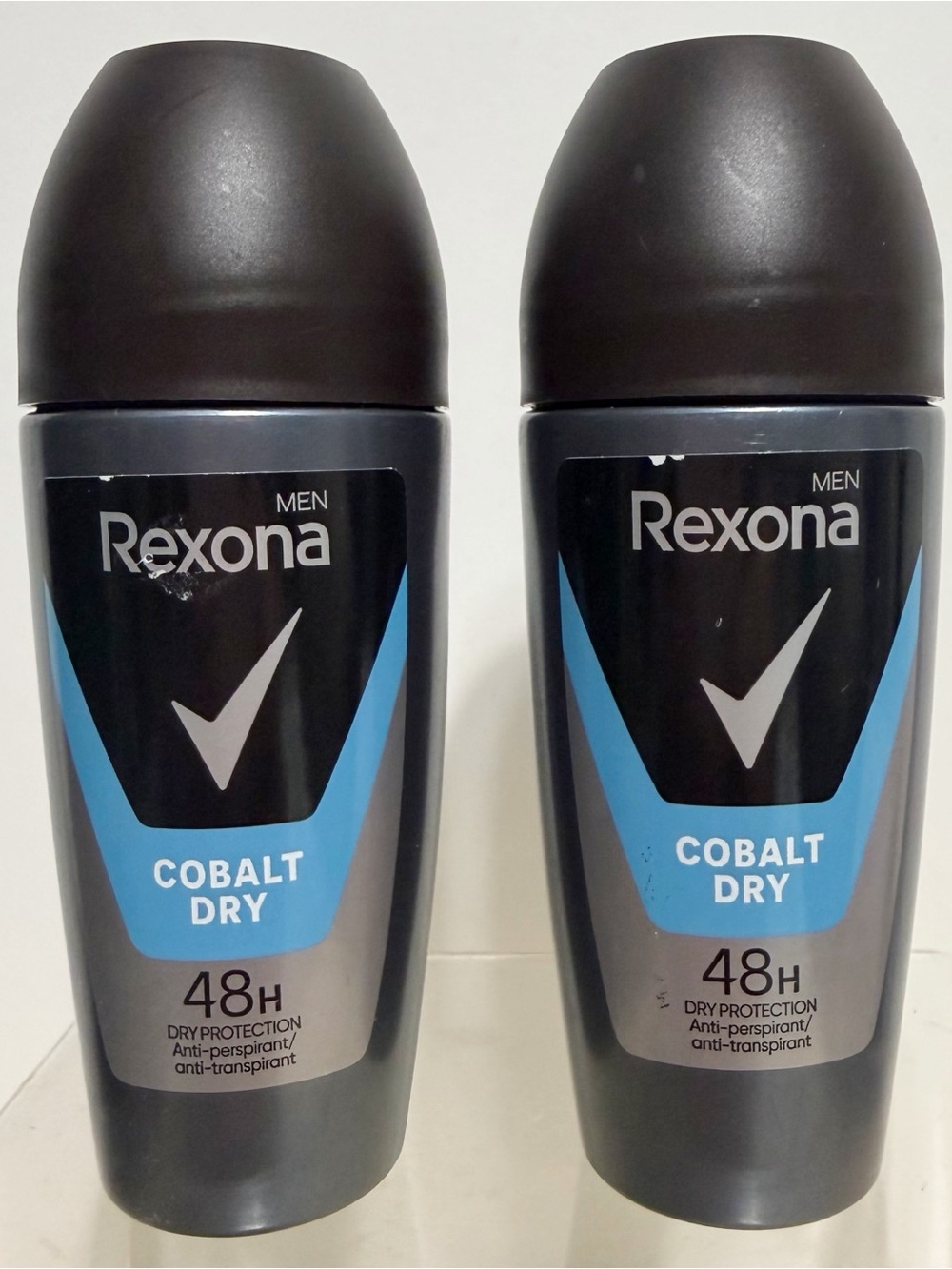 {Set of 2} Rexona Cobalt Dry Men's 48H Antiperspirant Roll-On Deodorant - New